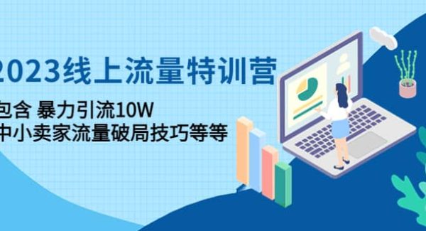 2023线上流量特训营：中小卖家流量破局技巧等等