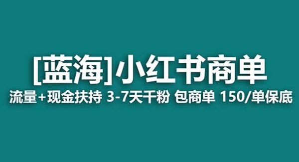 最强蓝海项目，小红书商单！长期稳定，7天变现，商单分配，月入过万